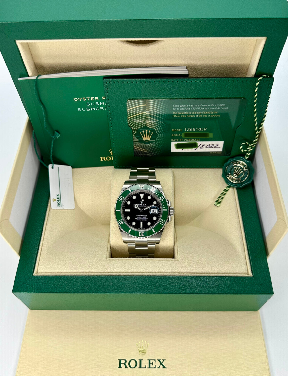 NEW 2022 Rolex Submariner “Starbucks” 41mm 126610LV Black Dial
