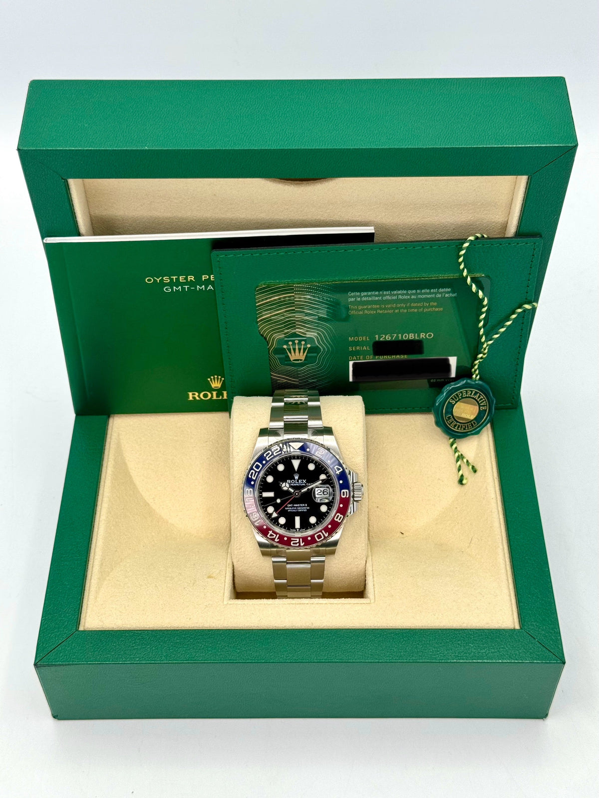 2022 Rolex GMT-Master II "Pepsi" 40mm 126710BLRO Oyster