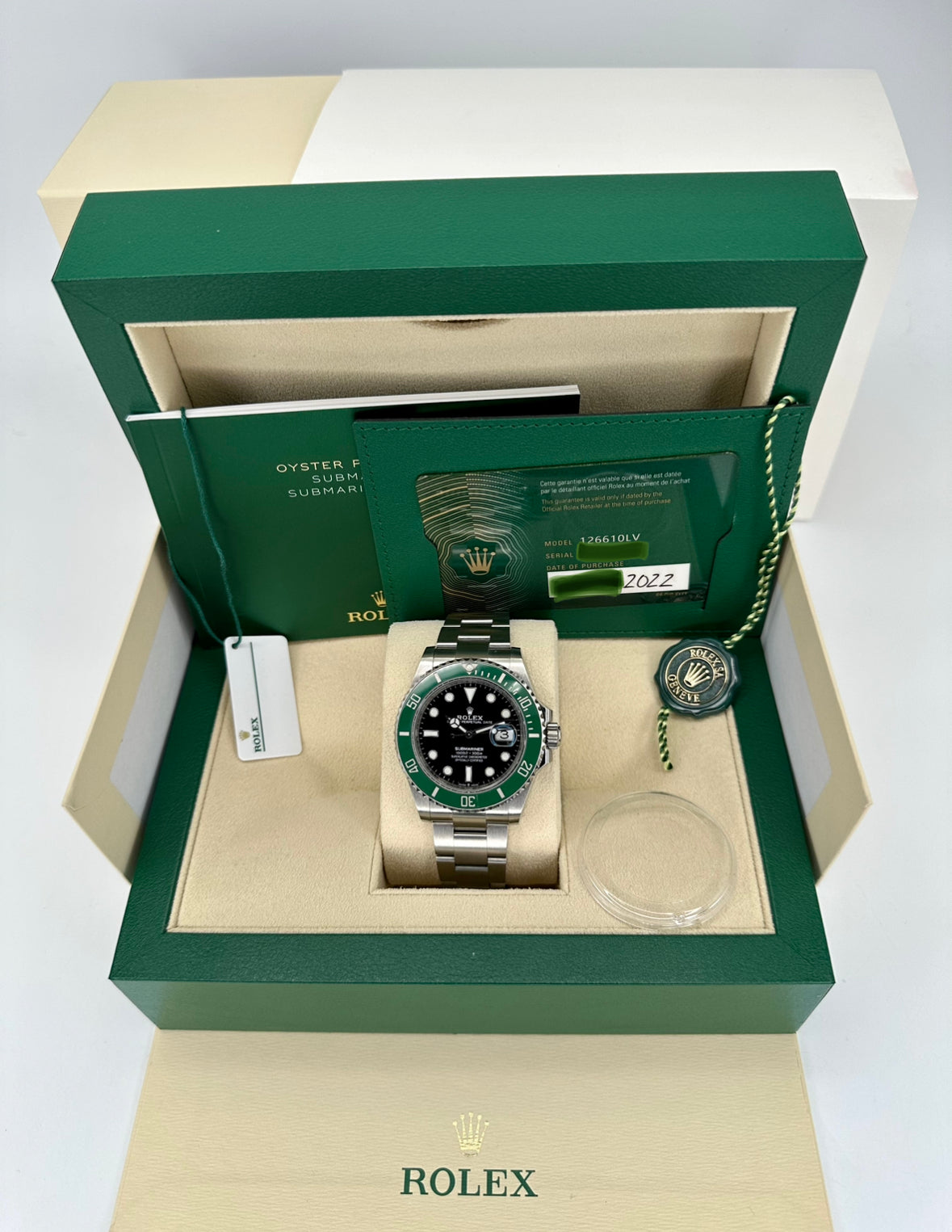2022 Rolex Submariner “Starbucks” 41mm 126610LV Black Dial