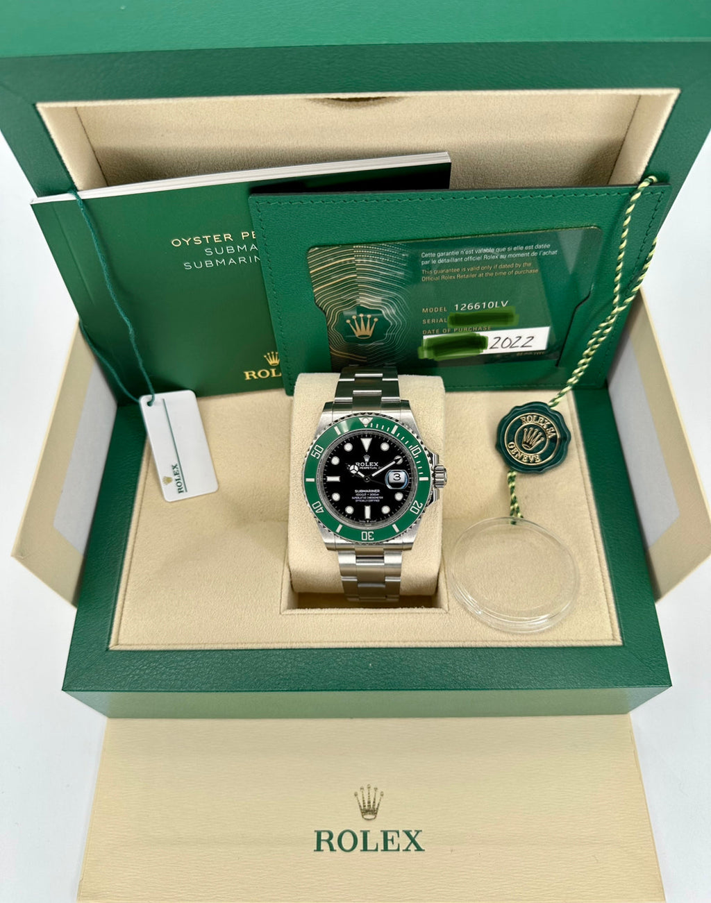 2022 Rolex Submariner “Starbucks” 41mm 126610LV Black Dial