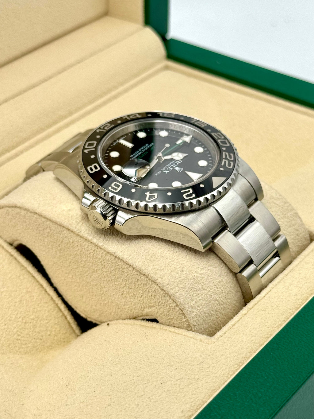 2012 Rolex GMT-Master II 40mm 116710LN Stainless Steel Black Dial