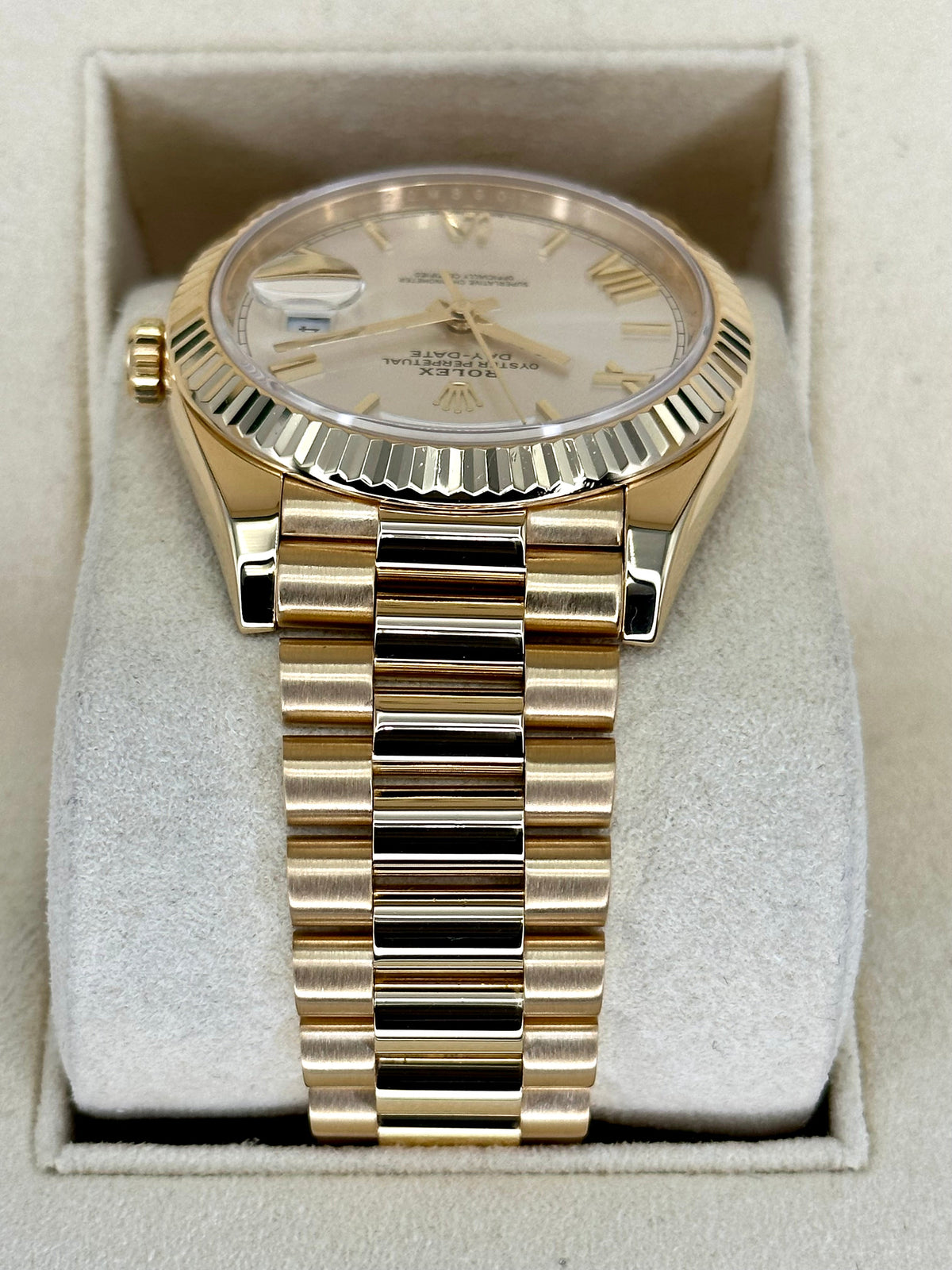 2017 Rolex Day-Date 40mm 228238 Presidential Sundust Dial