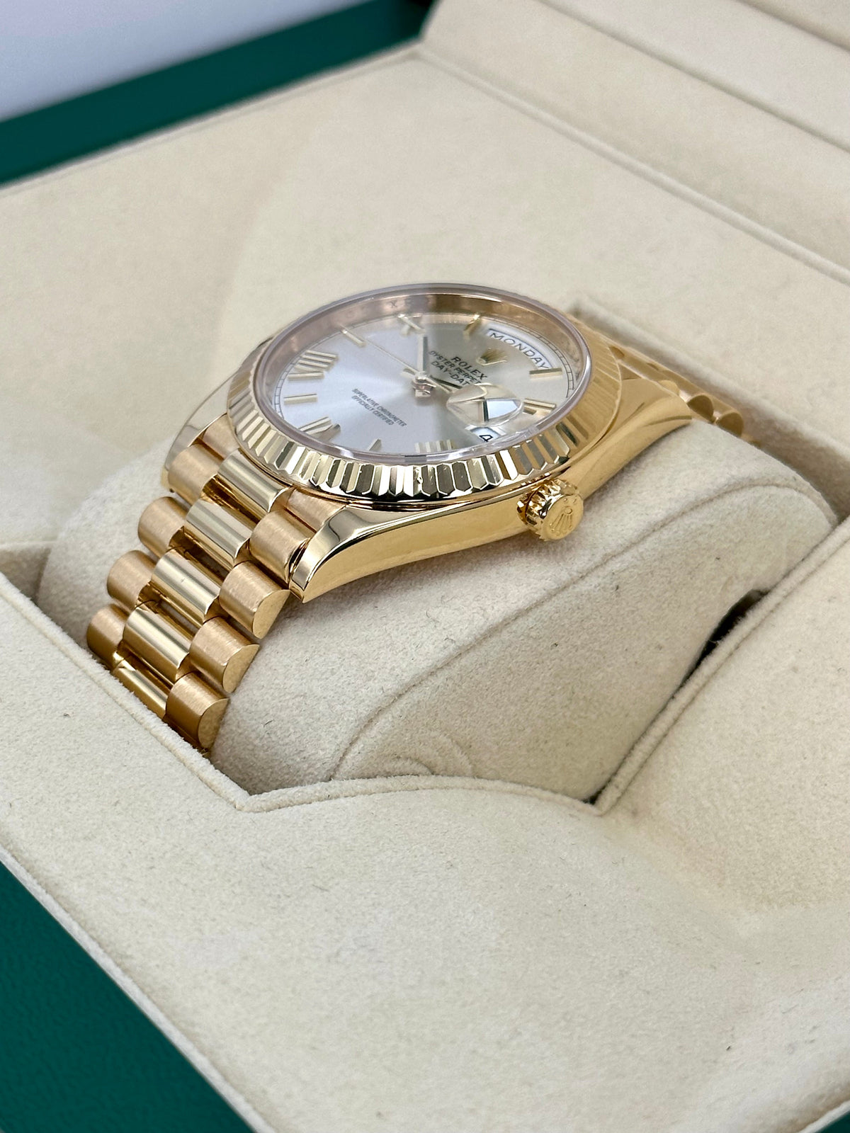 2017 Rolex Day-Date 40mm 228238 Presidential Sundust Dial