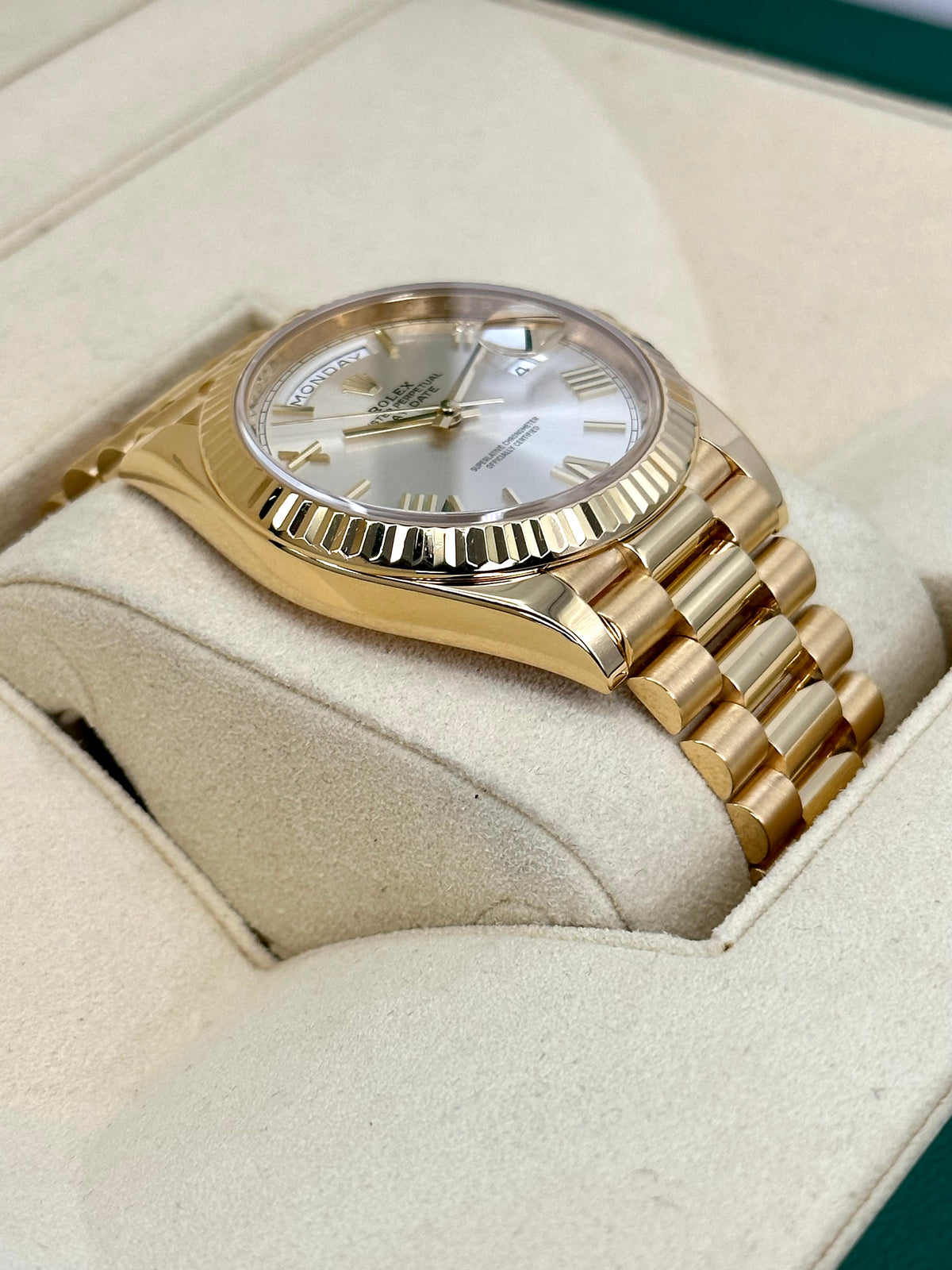 2017 Rolex Day-Date 40mm 228238 Presidential Sundust Dial