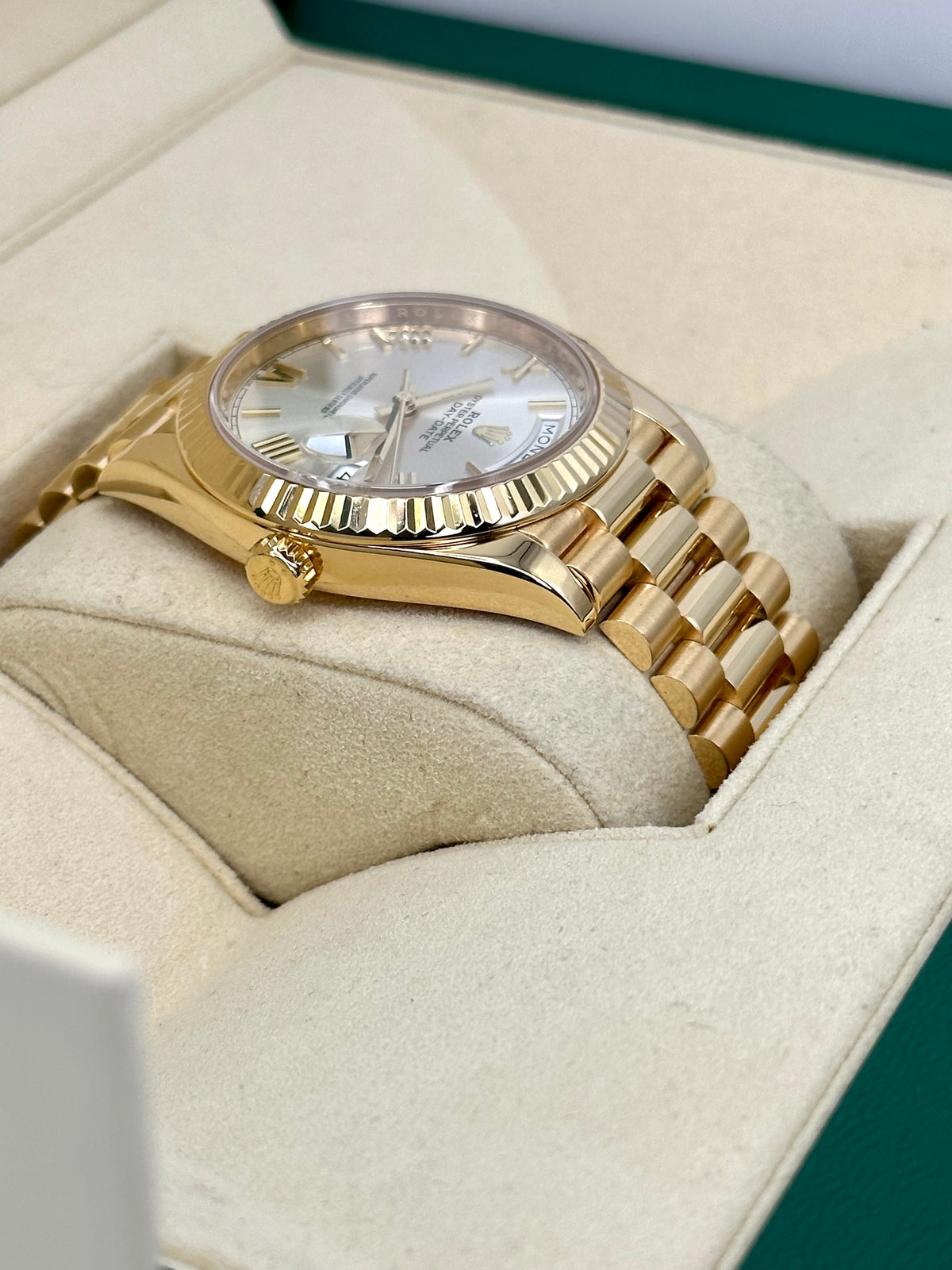 2017 Rolex Day-Date 40mm 228238 Presidential Sundust Dial
