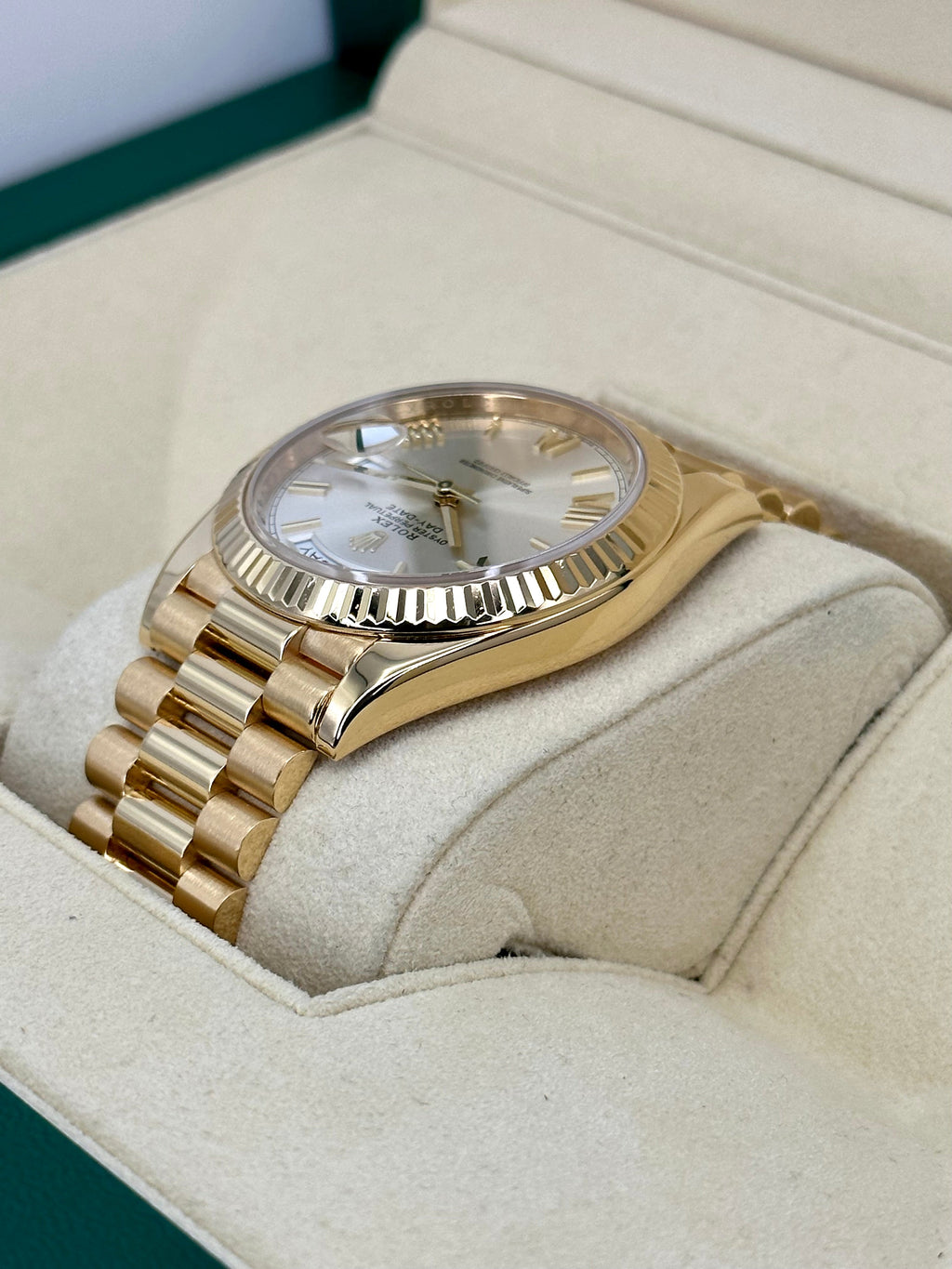 2017 Rolex Day-Date 40mm 228238 Presidential Sundust Dial
