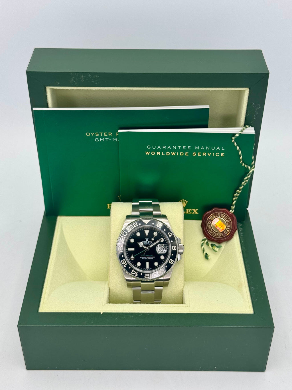 Rolex GMT-Master II 40mm 116710LN Stainless Steel Black Dial