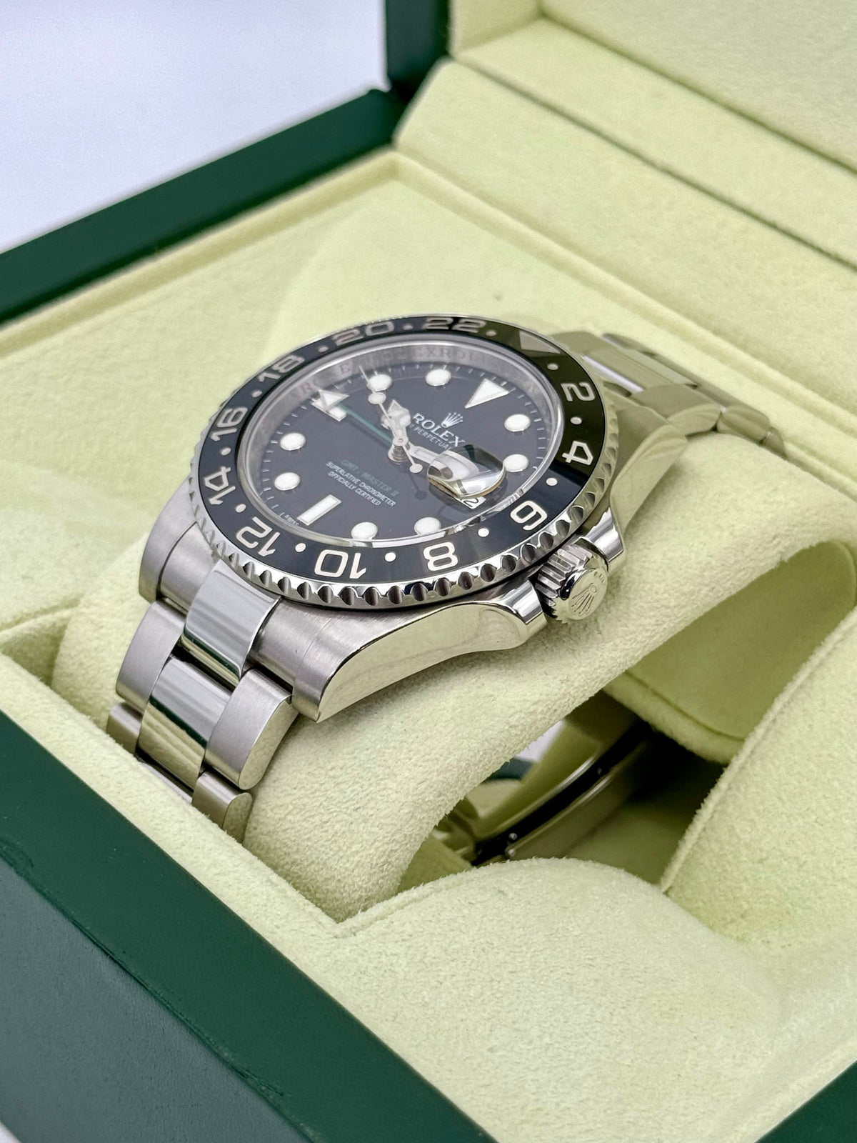 2012 Rolex GMT-Master II 40mm 116710LN Stainless Steel Black Dial