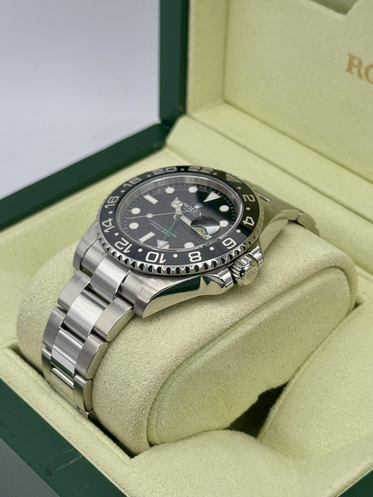 2012 Rolex GMT-Master II 40mm 116710LN Stainless Steel Black Dial