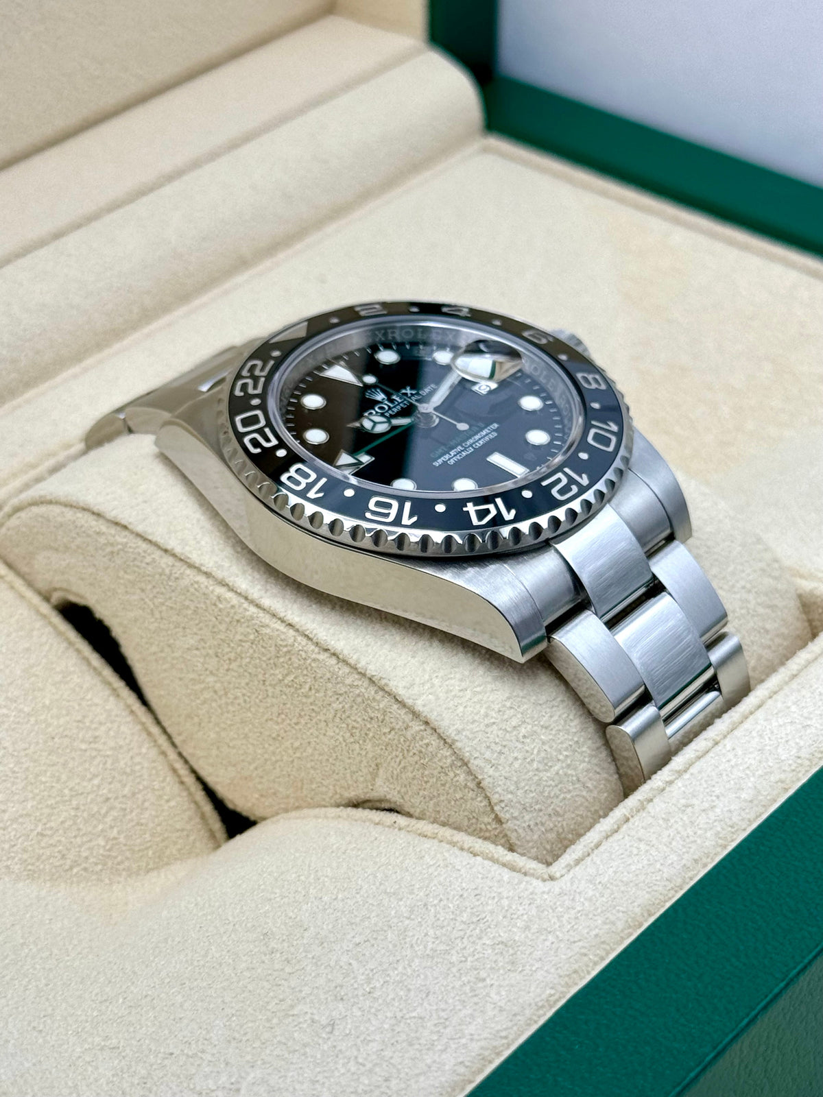2015 Rolex GMT-Master II 40mm 116710LN Stainless Steel Black Dial
