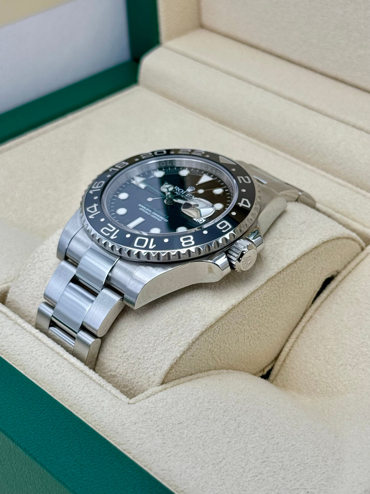 2015 Rolex GMT-Master II 40mm 116710LN Stainless Steel Black Dial