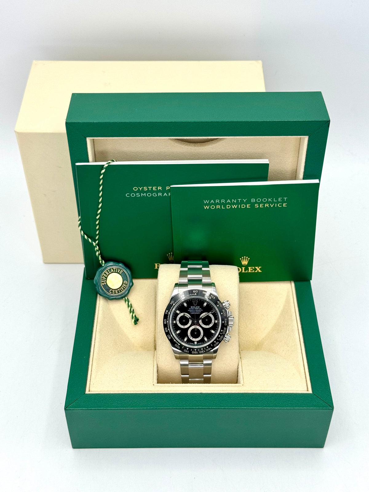 Rolex Daytona 40mm 116500LN Stainless Steel Black Dial