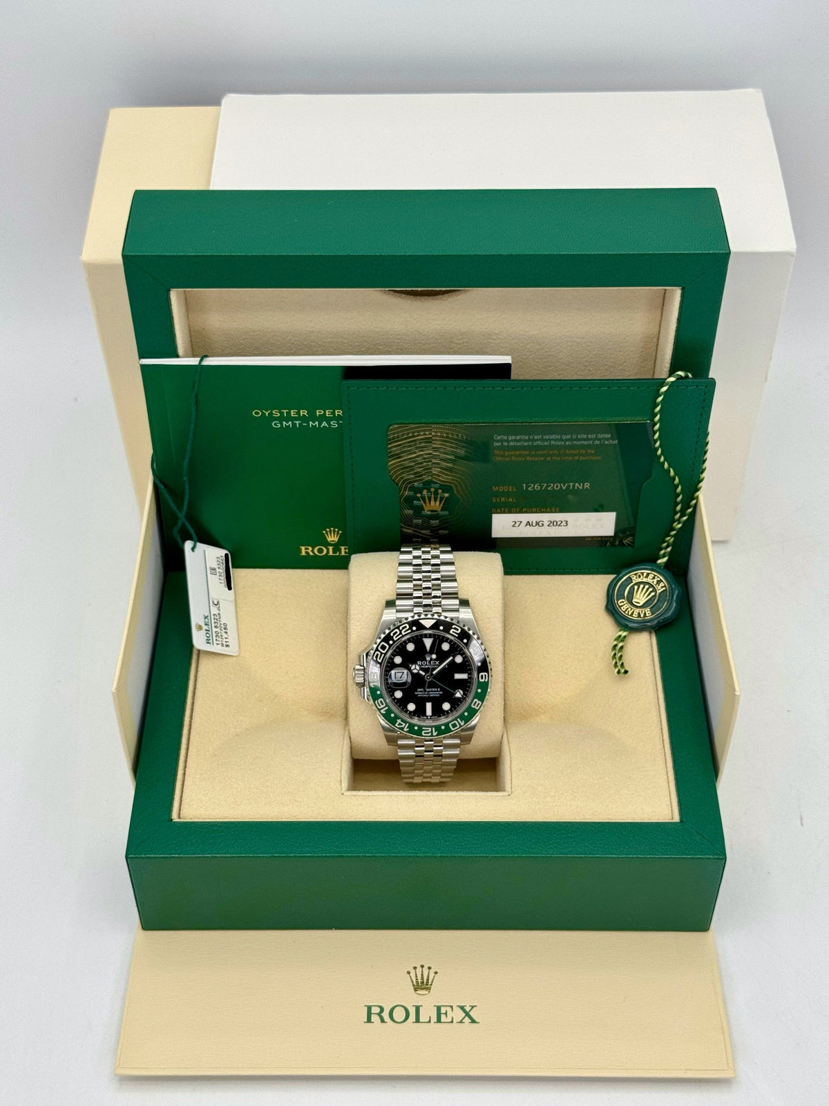 2023 Rolex GMT-Master II "Sprite" 40mm 126720VTNR Jubilee
