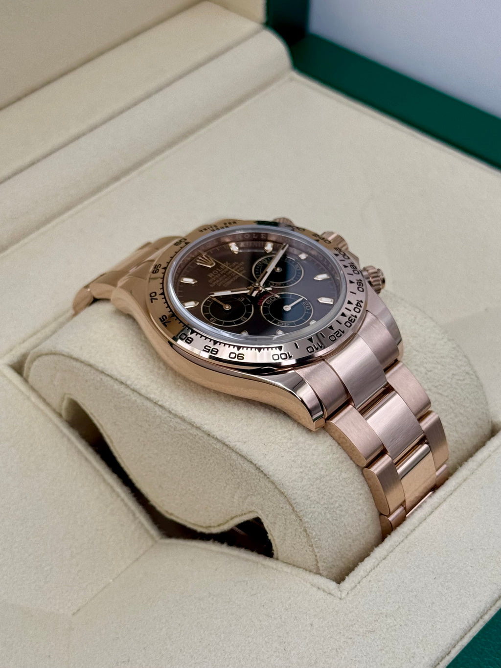 2021 Rolex Daytona 40mm 116505 Rose Gold Chocolate Dial