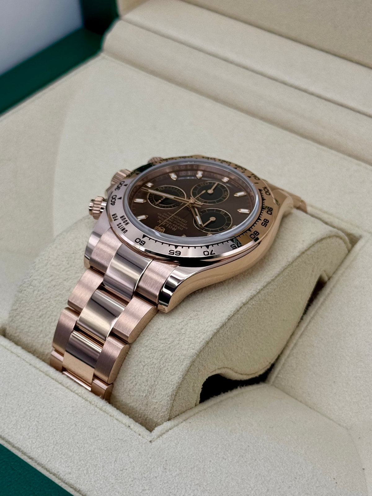 2021 Rolex Daytona 40mm 116505 Rose Gold Chocolate Dial