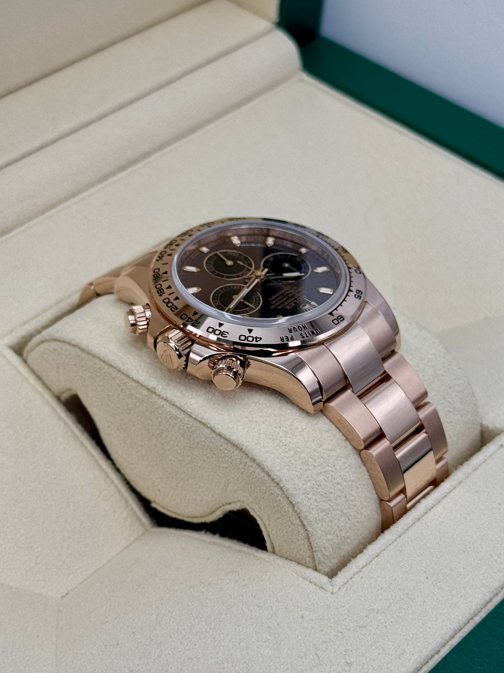 2021 Rolex Daytona 40mm 116505 Rose Gold Chocolate Dial