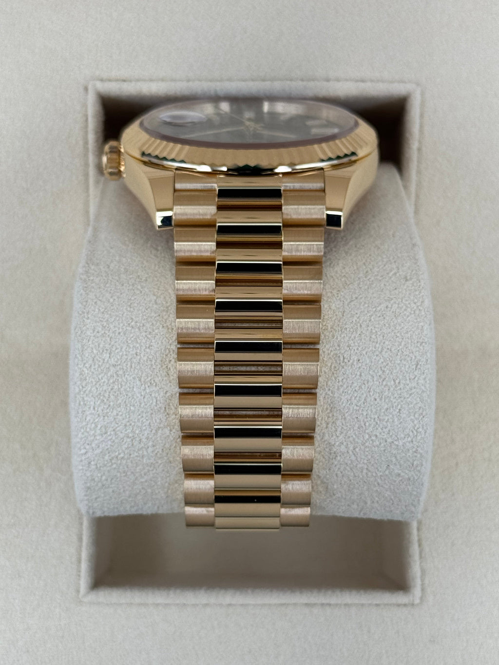 NEW 2025 Rolex Day-Date 40mm 228238 Black Diamond Baguette Dial