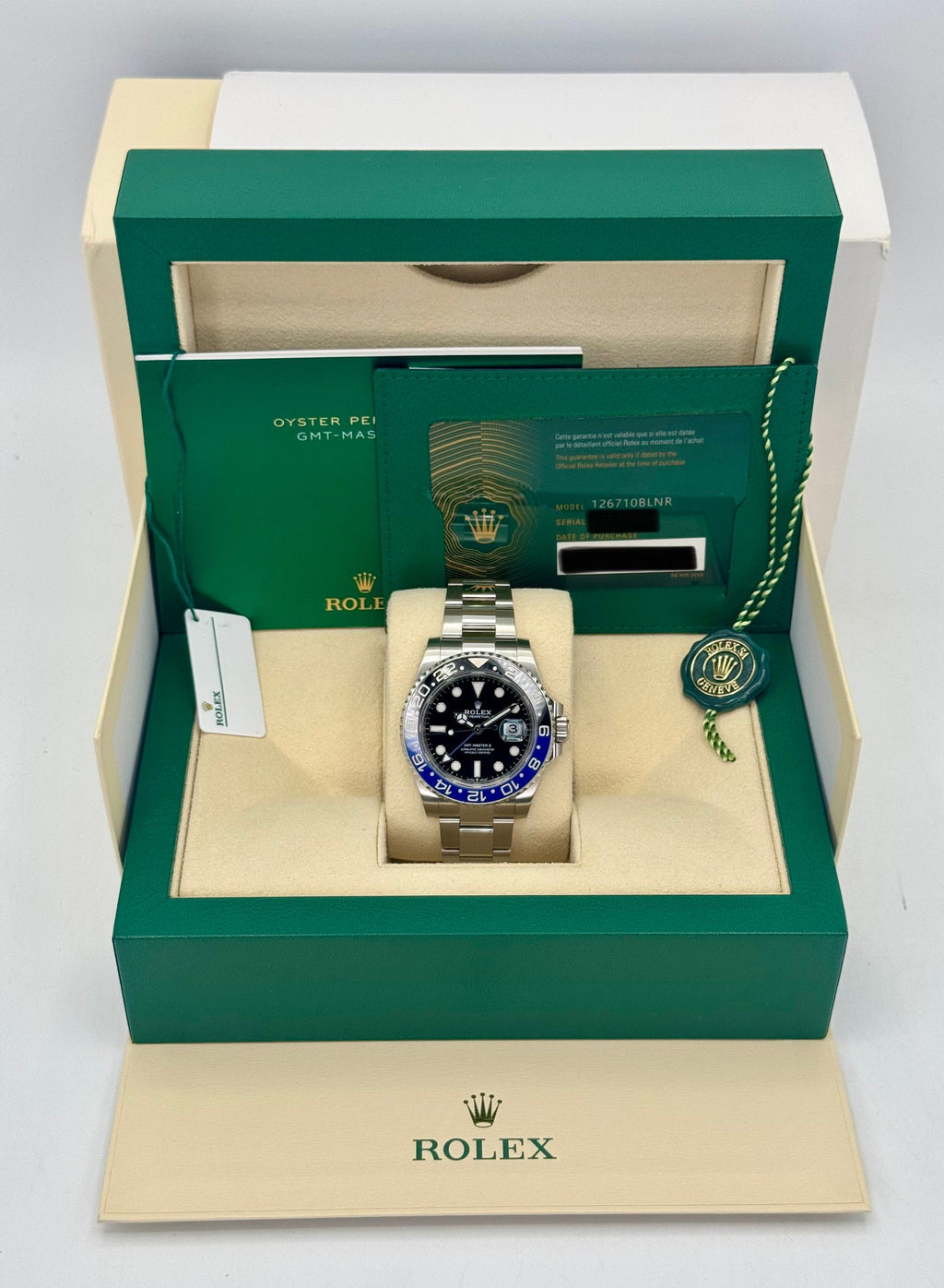 2023 Rolex GMT-Master II "Batman" 40mm 126710BLNR Oyster