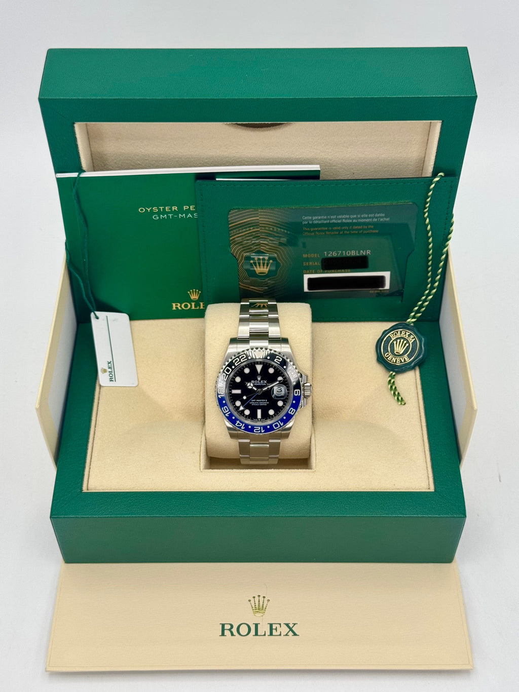 2023 Rolex GMT-Master II "Batman" 40mm 126710BLNR Oyster