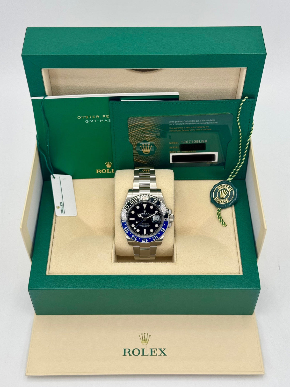 2023 Rolex GMT-Master II "Batman" 40mm 126710BLNR Oyster