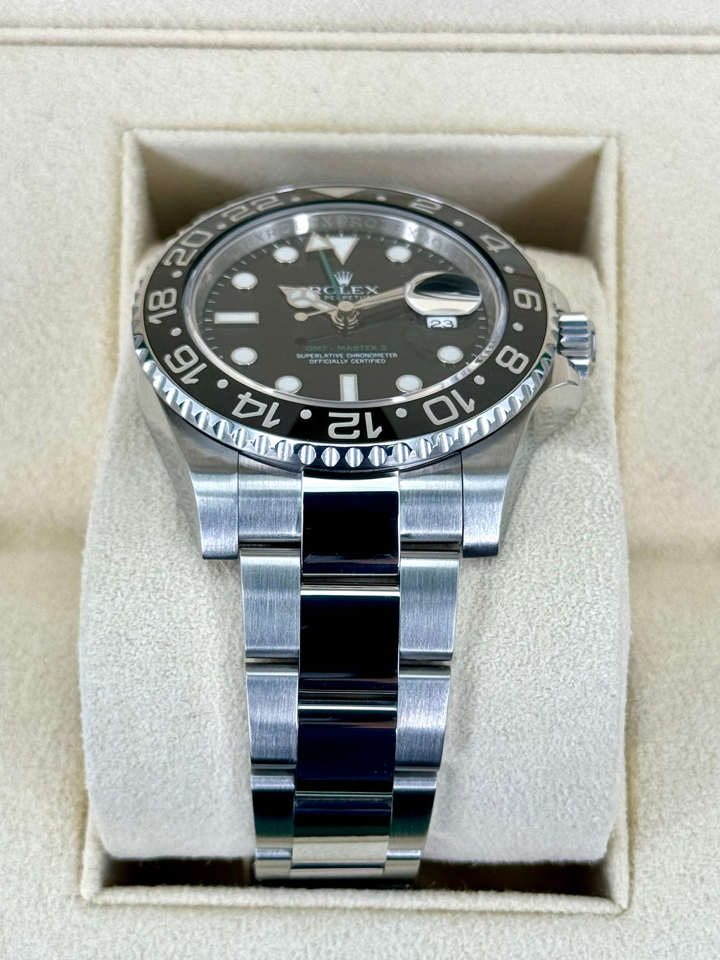 2013 Rolex GMT-Master II 40mm 116710LN Stainless Steel Black Dial