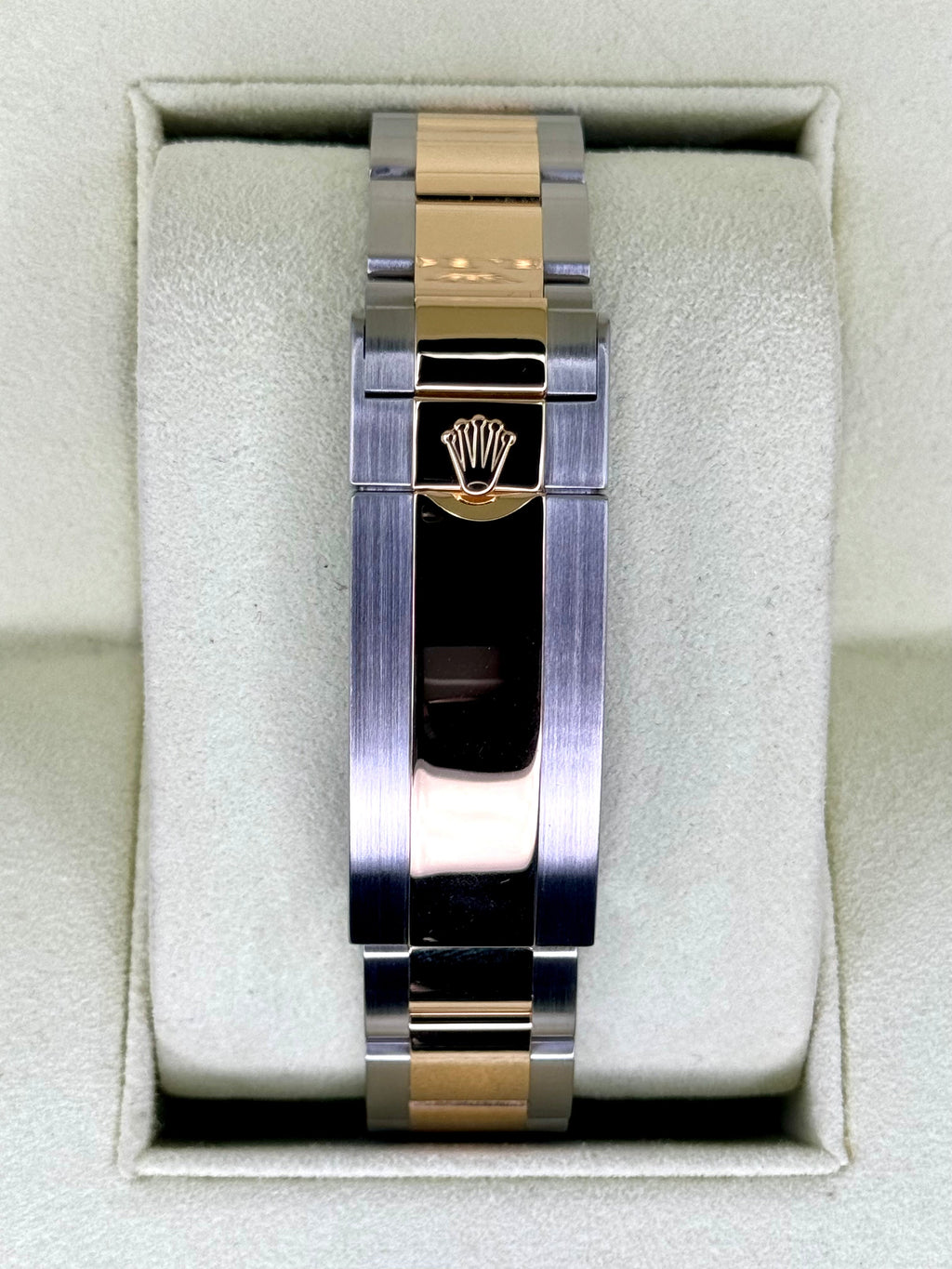 2010 Rolex Submariner "Bluesy" 40mm 116613LB Two-Tone Flat Blue Dial