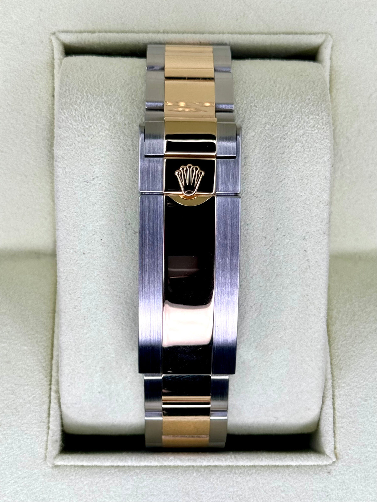 2010 Rolex Submariner "Bluesy" 40mm 116613LB Two-Tone Flat Blue Dial