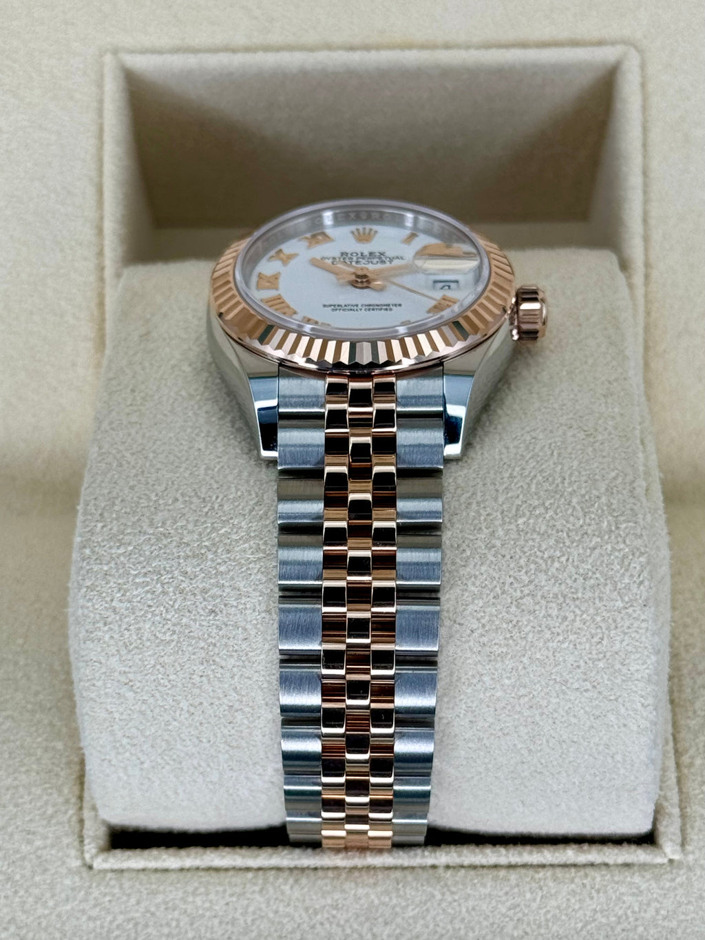 NEW 2025 Rolex Lady-Datejust 28mm 279171 Jubilee White Dial
