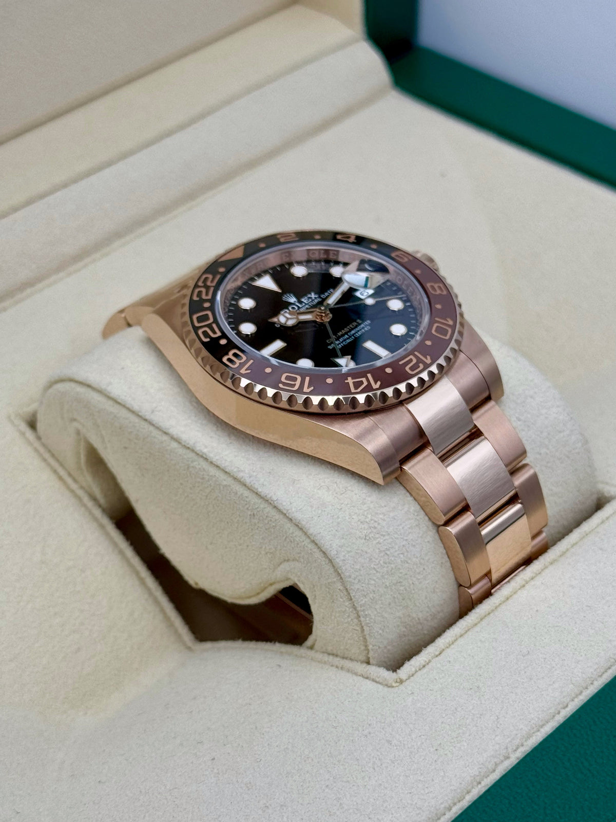 2023 Rolex GMT-Master II "Rootbeer" 40mm 126715CHNR Rose Gold