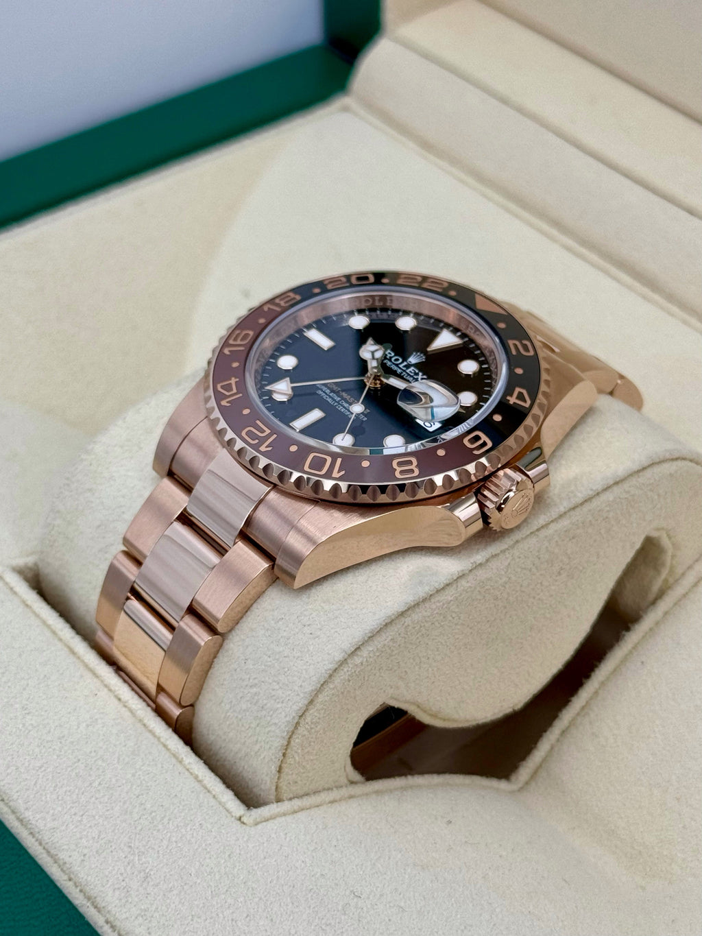 2023 Rolex GMT-Master II "Rootbeer" 40mm 126715CHNR Rose Gold