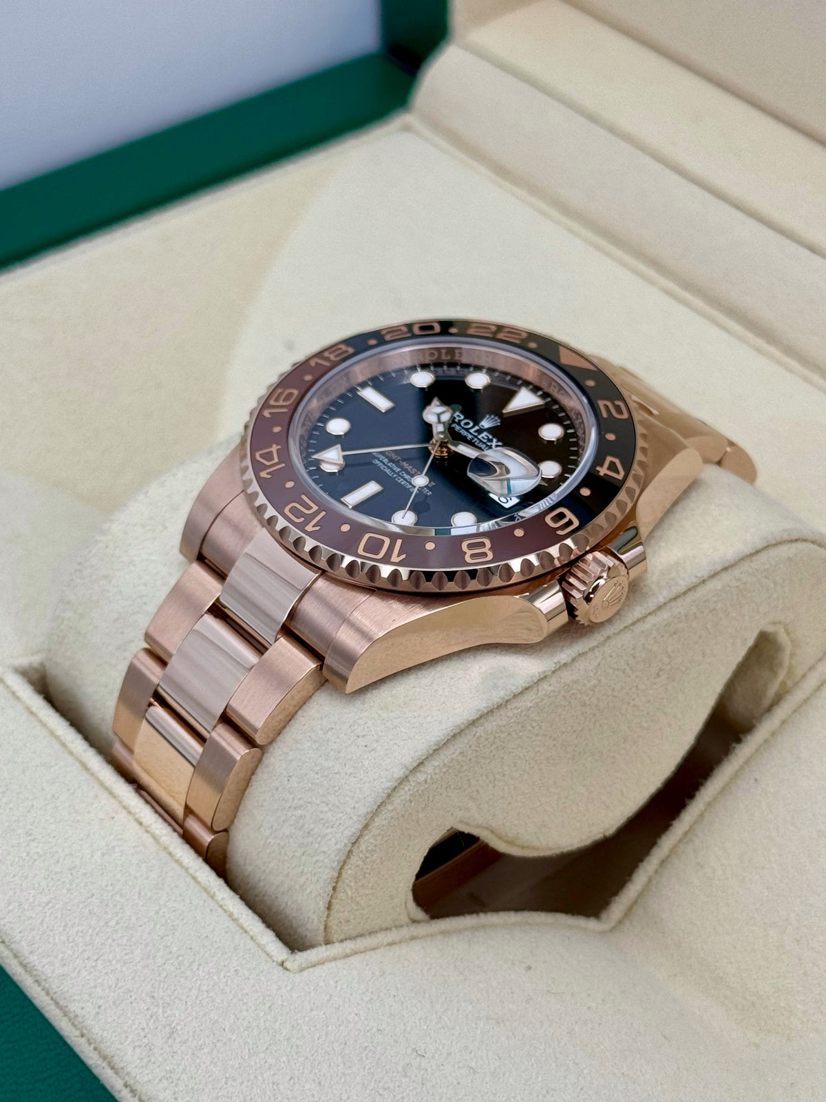 2023 Rolex GMT-Master II "Rootbeer" 40mm 126715CHNR Rose Gold