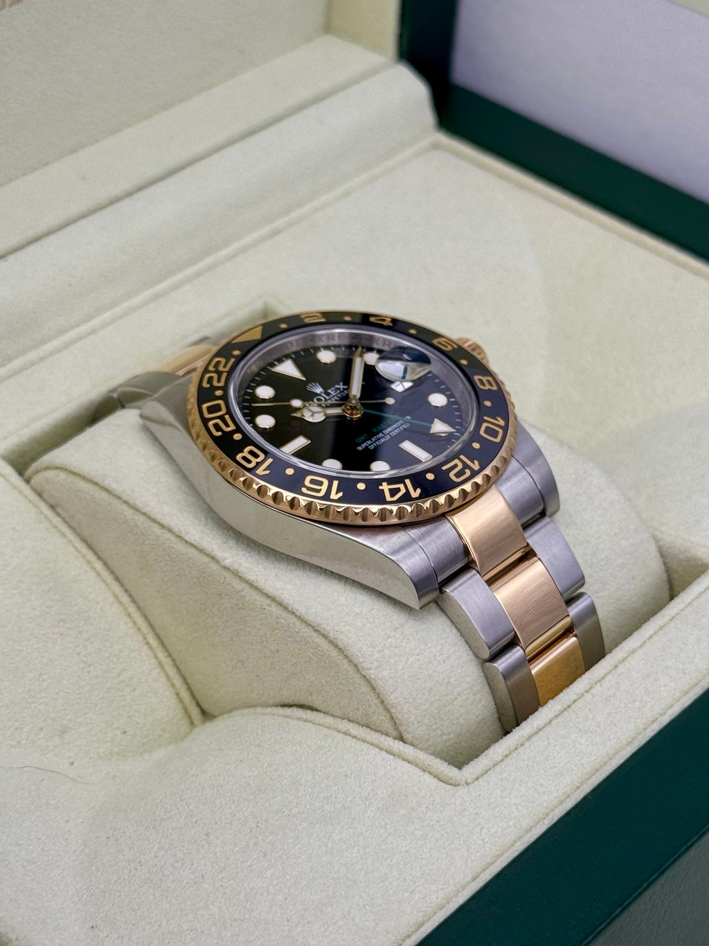 2013 Rolex GMT-Master II 40mm 116713LN Two-Tone Black Dial