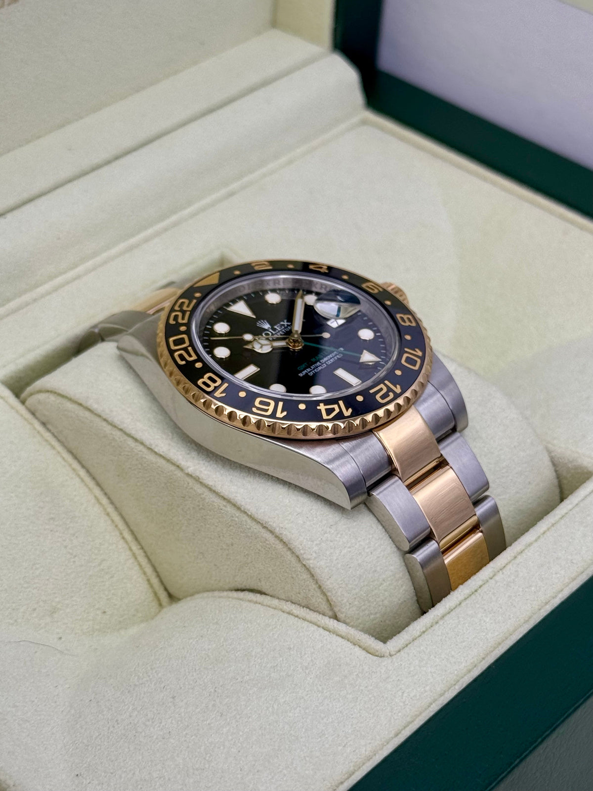 2013 Rolex GMT-Master II 40mm 116713LN Two-Tone Black Dial