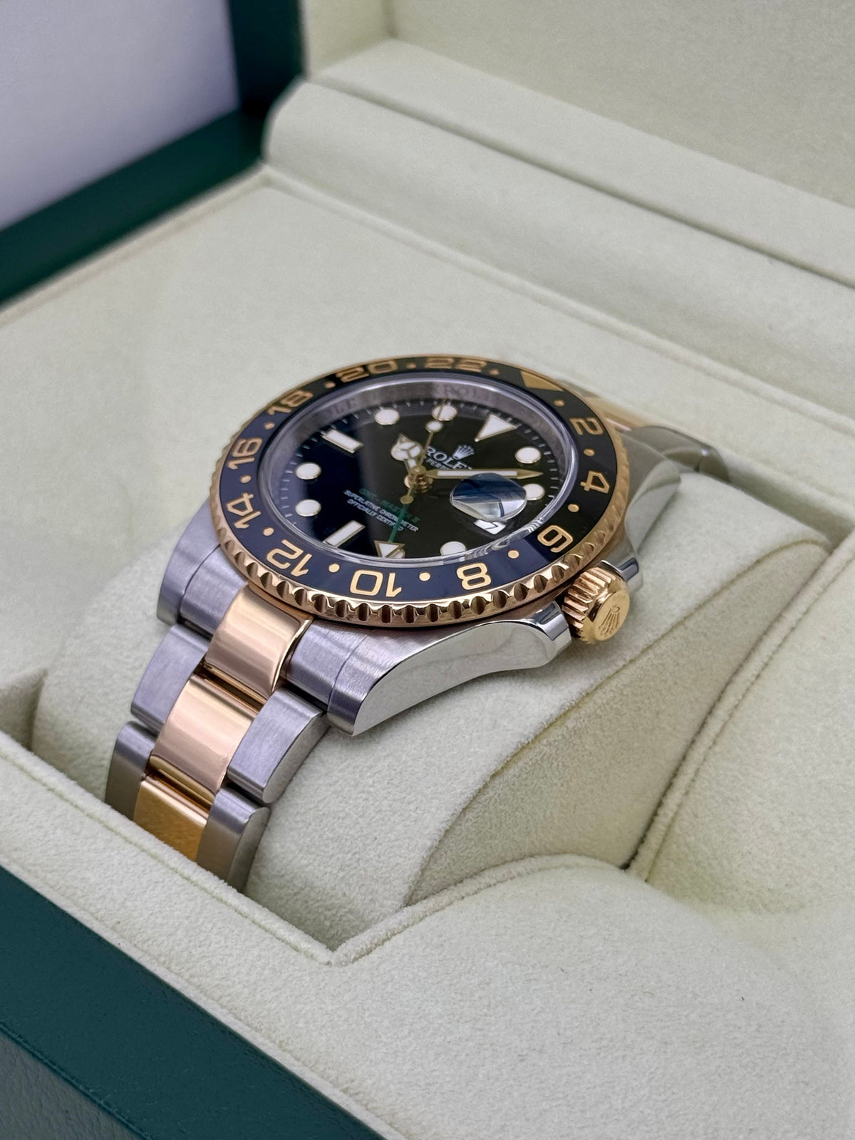 2013 Rolex GMT-Master II 40mm 116713LN Two-Tone Black Dial