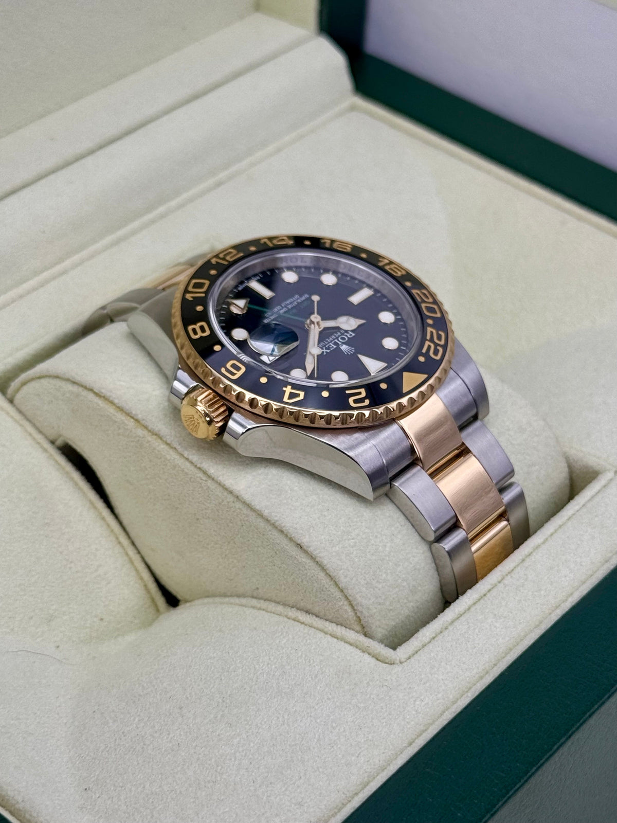 2013 Rolex GMT-Master II 40mm 116713LN Two-Tone Black Dial