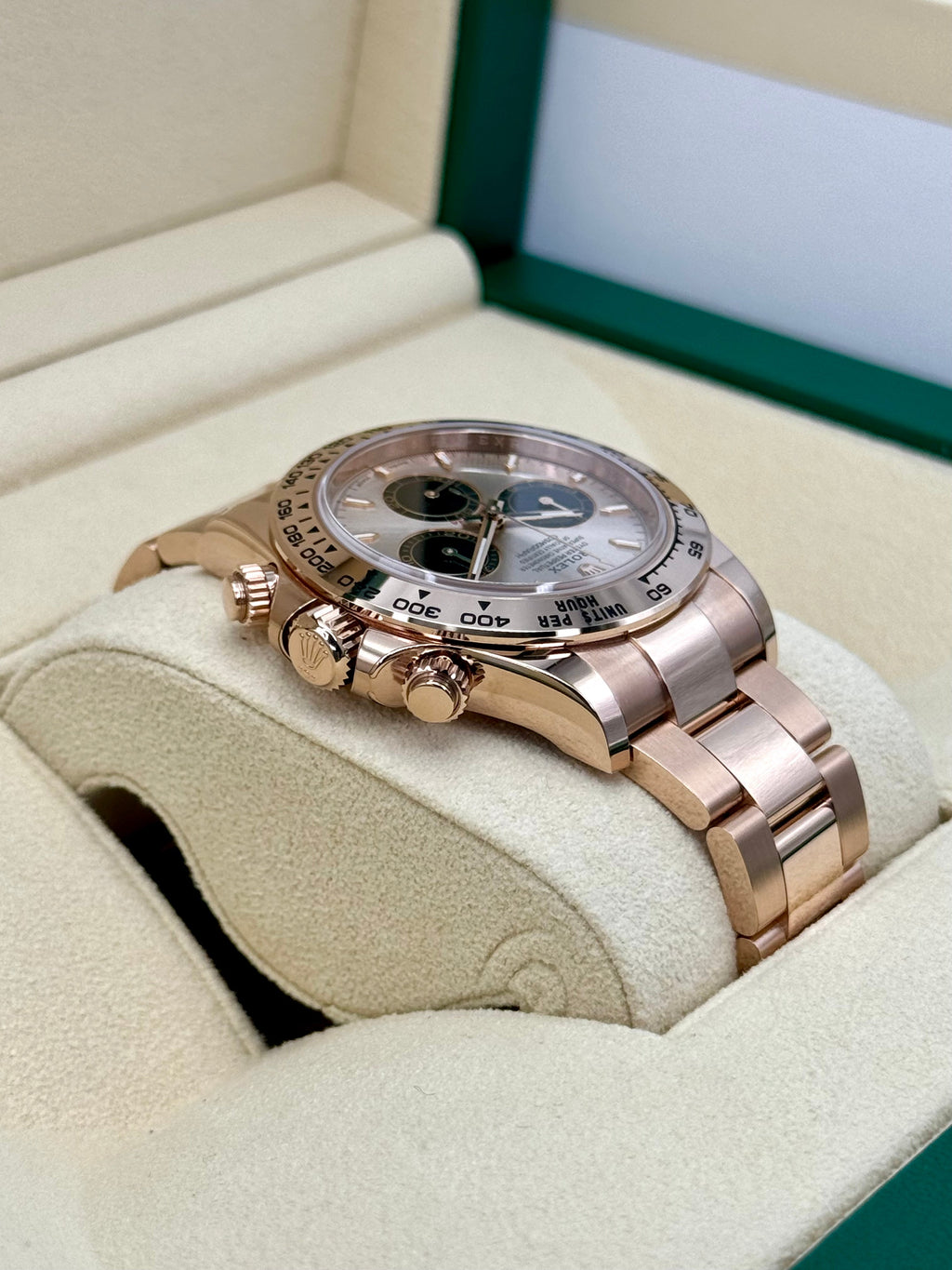 NEW 2025 Rolex Daytona 40mm 126505 Rose Gold Sundust Dial