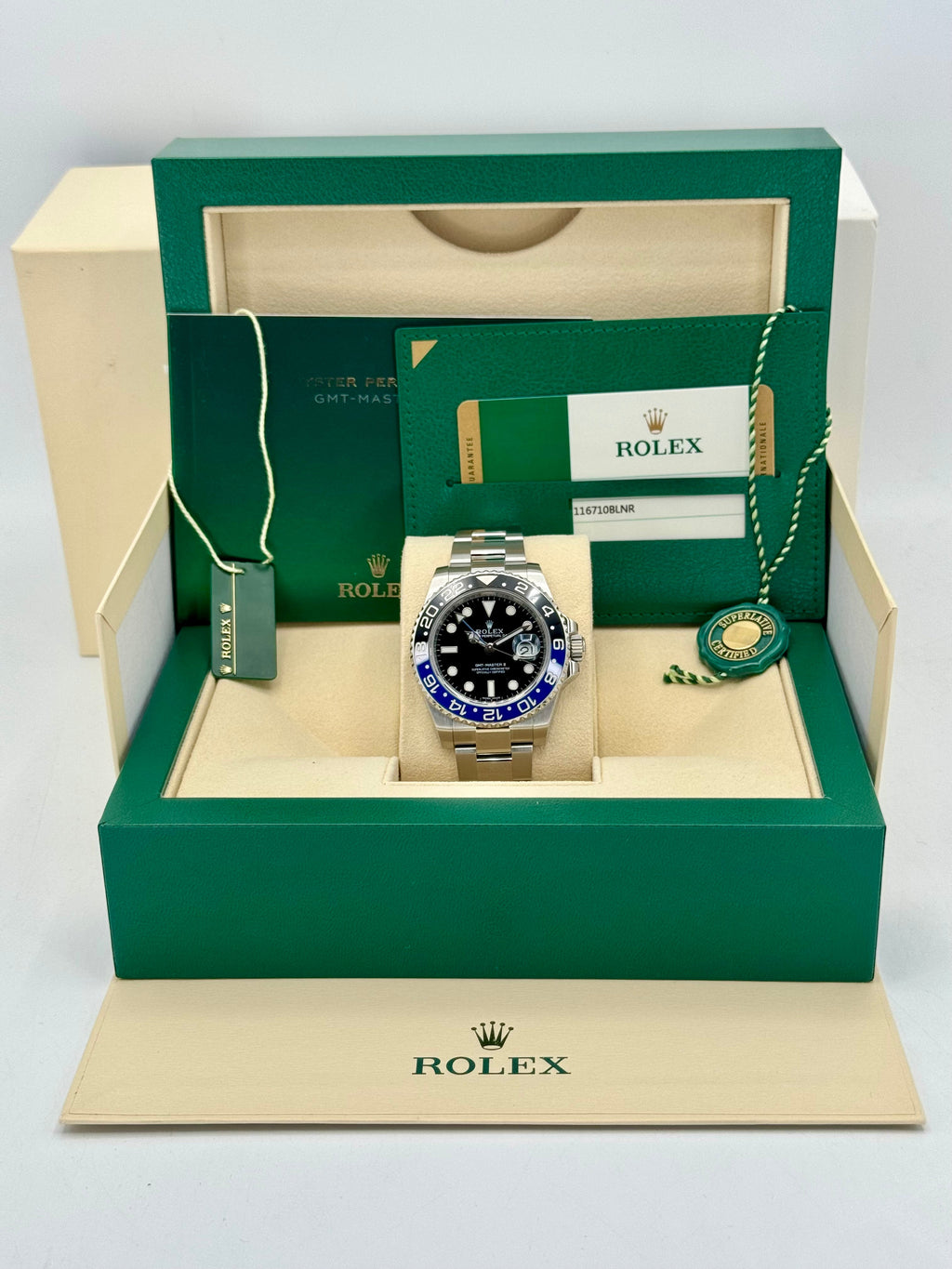 2015 Rolex GMT-Master II "Batman" 40mm 116710BLNR Oyster