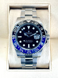 2015 Rolex GMT-Master II "Batman" 40mm 116710BLNR Oyster
