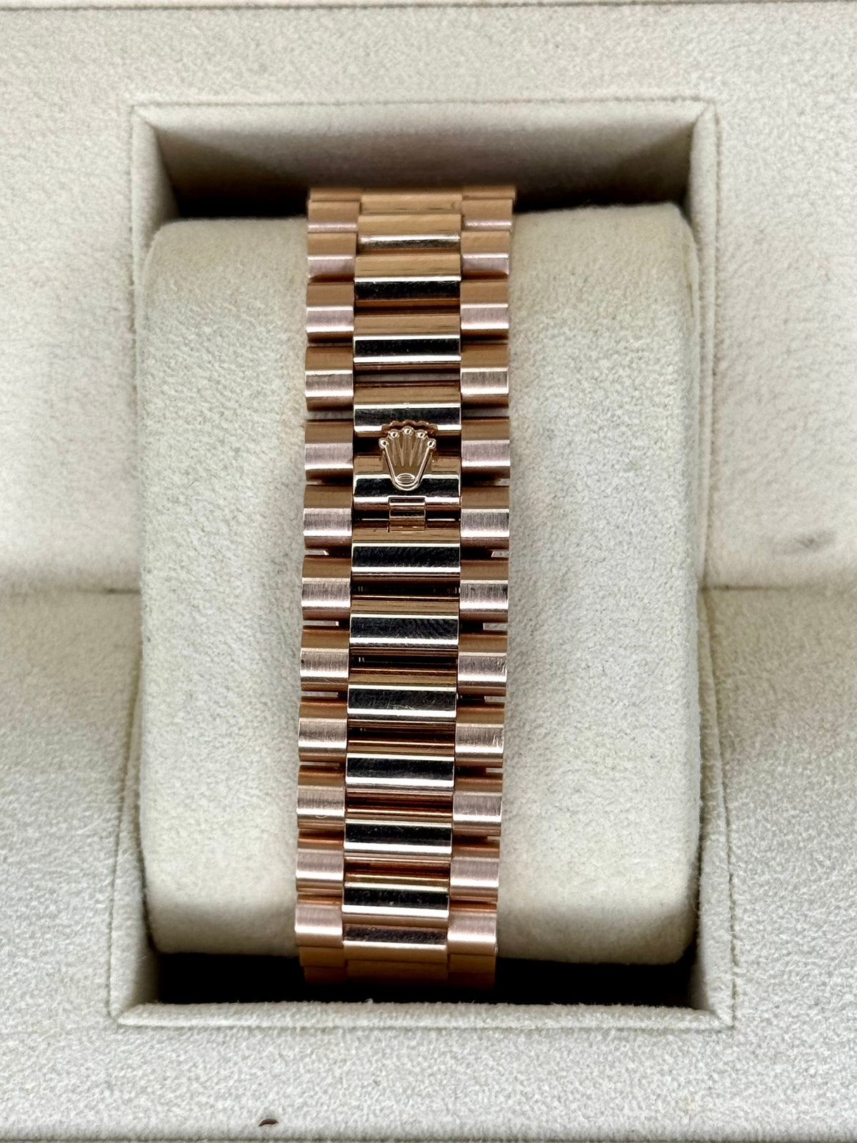 2021 Rolex Day-Date 40mm 228235 Presidential Rose Gold Chocolate Dial