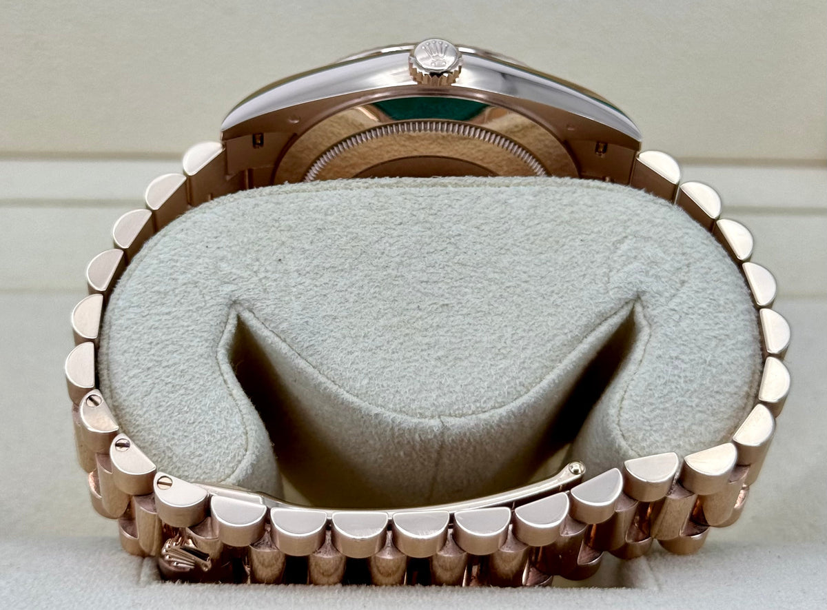 2021 Rolex Day-Date 40mm 228235 Presidential Rose Gold Chocolate Dial
