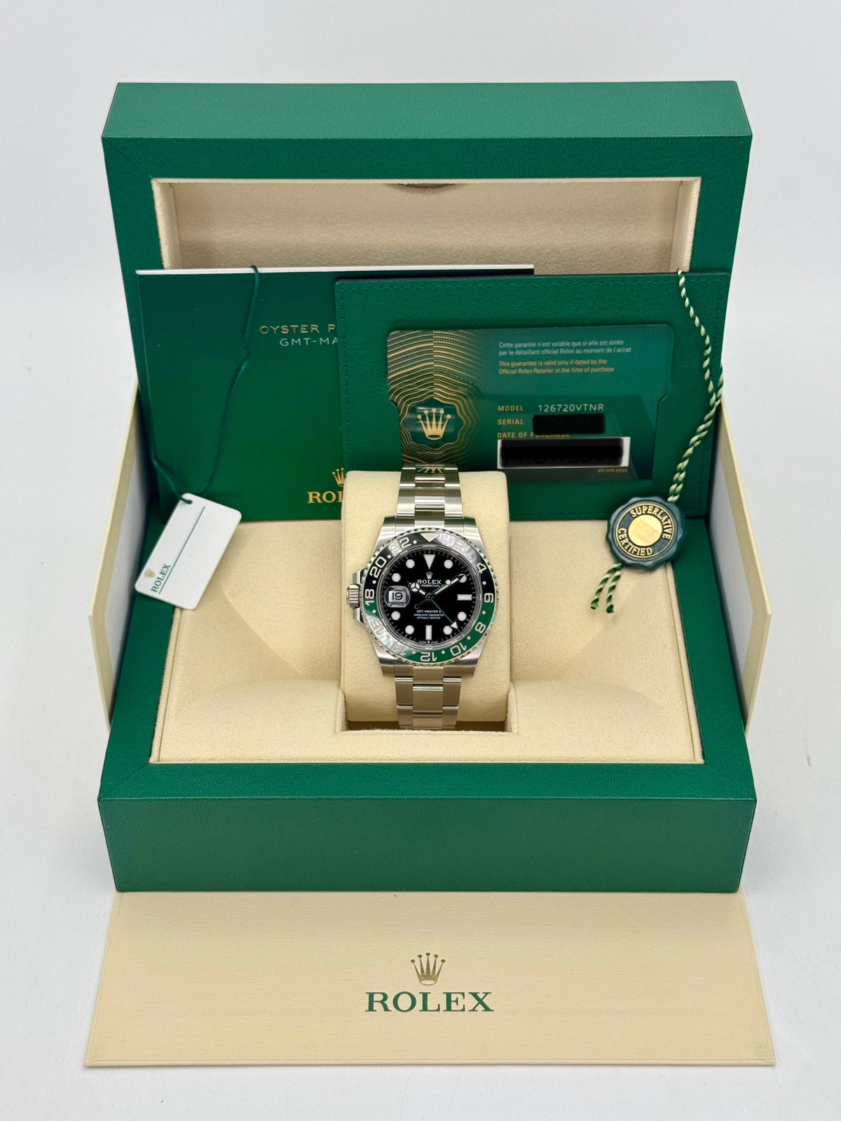 NEW 2025 Rolex GMT-Master II “Sprite” 40mm 126720VTNR Oyster