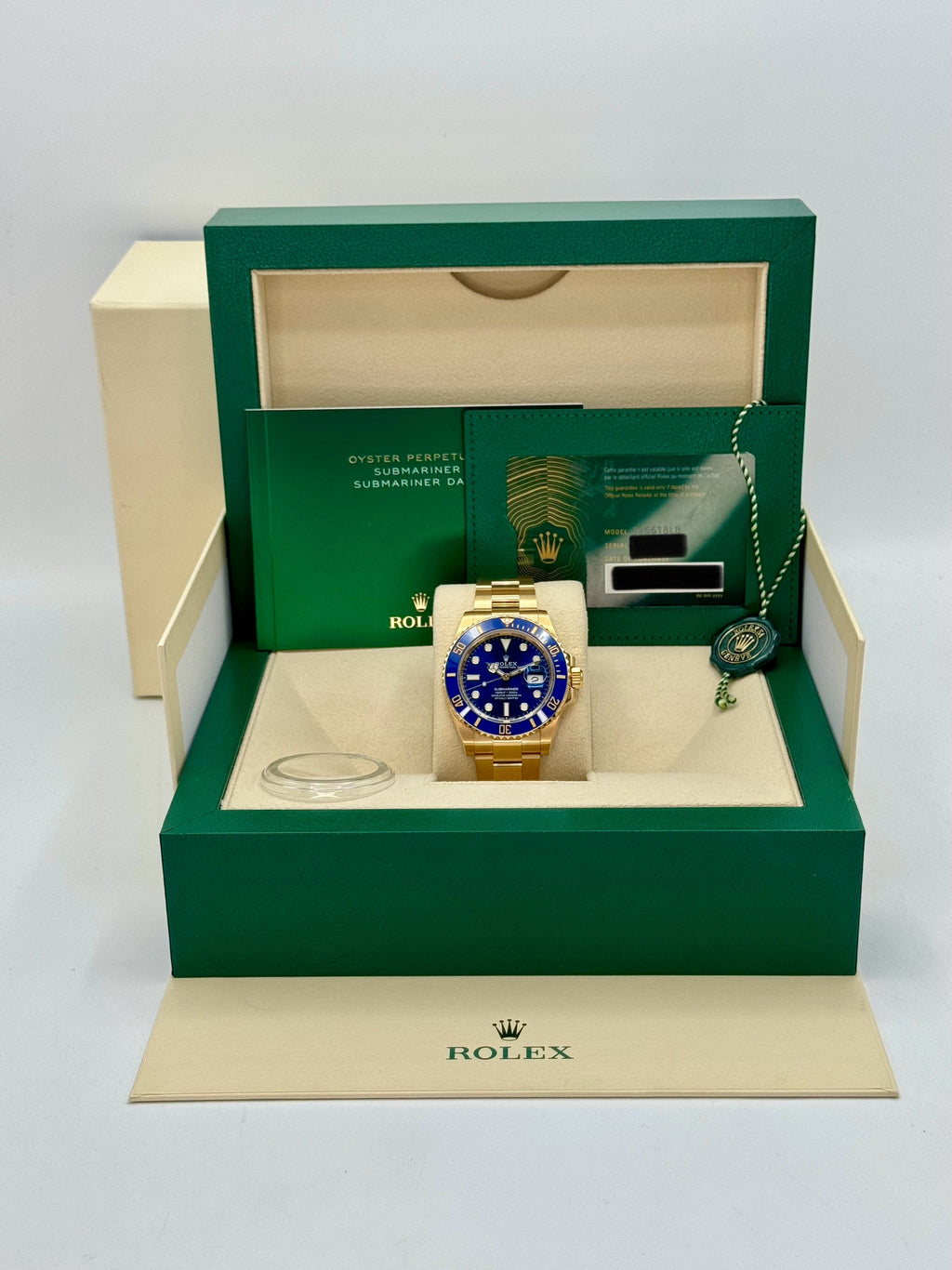 2024 Rolex Submariner "Bluesy" 41mm 126618LB Yellow Gold Blue Dial