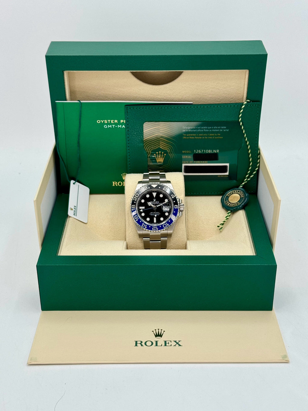 2023 Rolex GMT-Master II "Batman" 40mm 126710BLNR Oyster