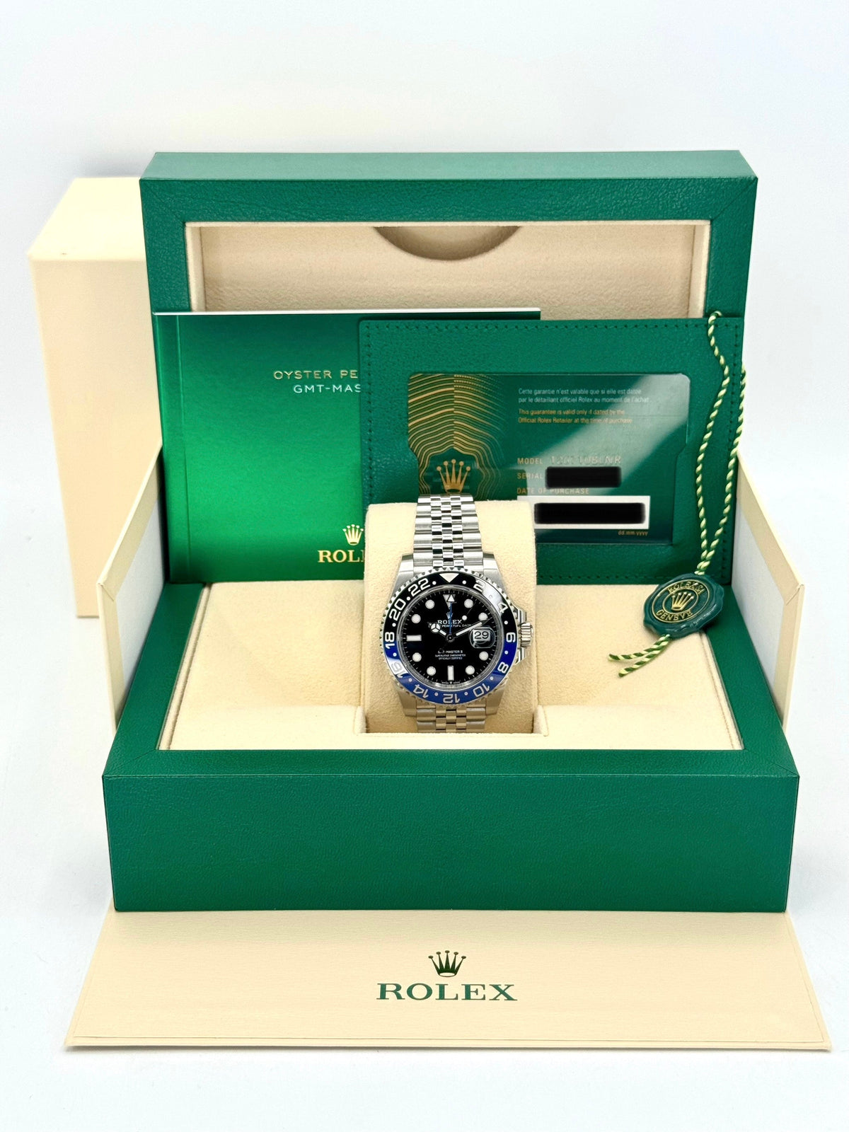 2023 Rolex GMT-Master II "Batgirl" 40mm 126710BLNR Jubilee Black Dial