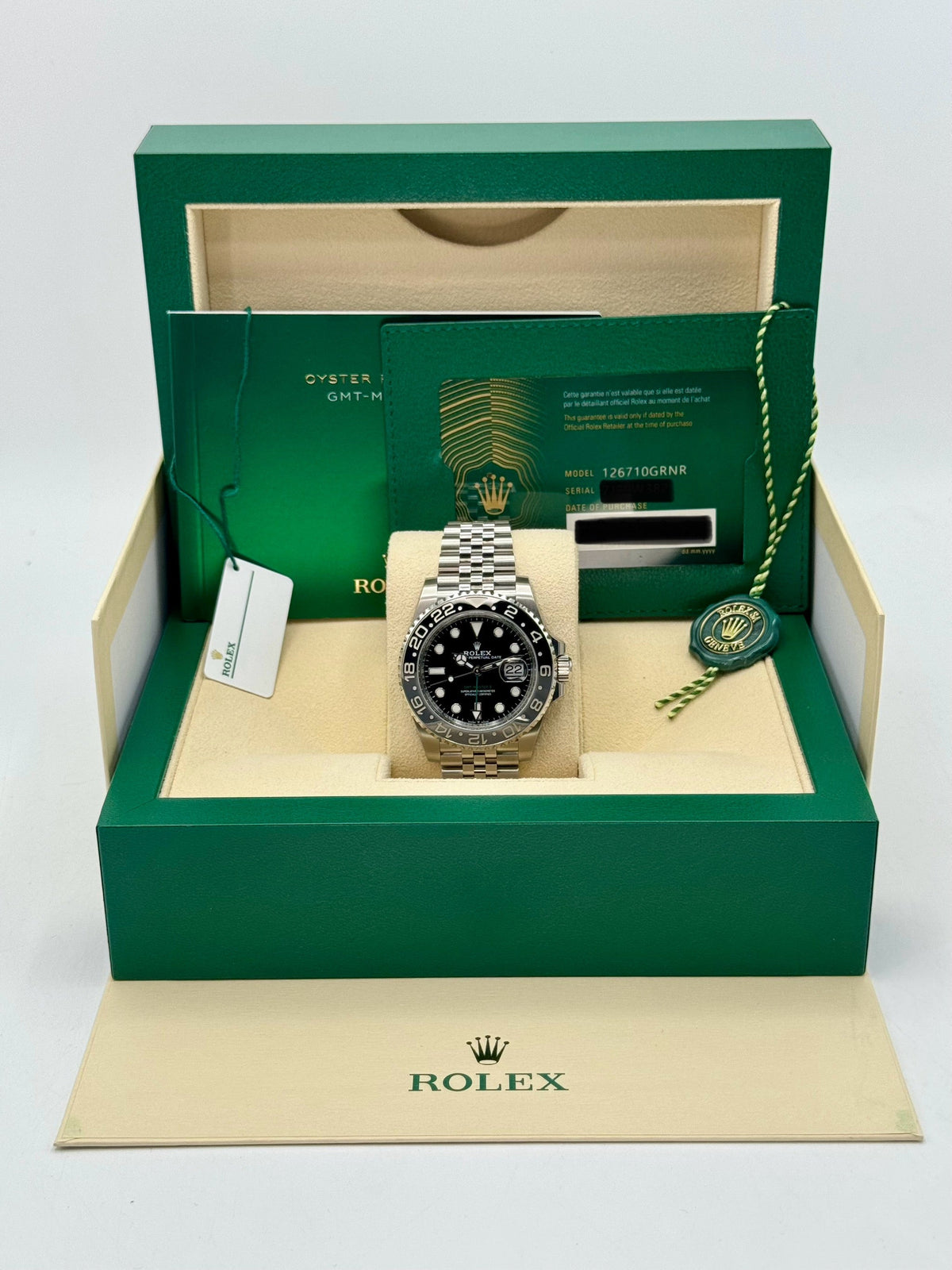 NEW 2025 Rolex GMT-Master II "Bruce Wayne" 40mm 126710GRNR Black Dial