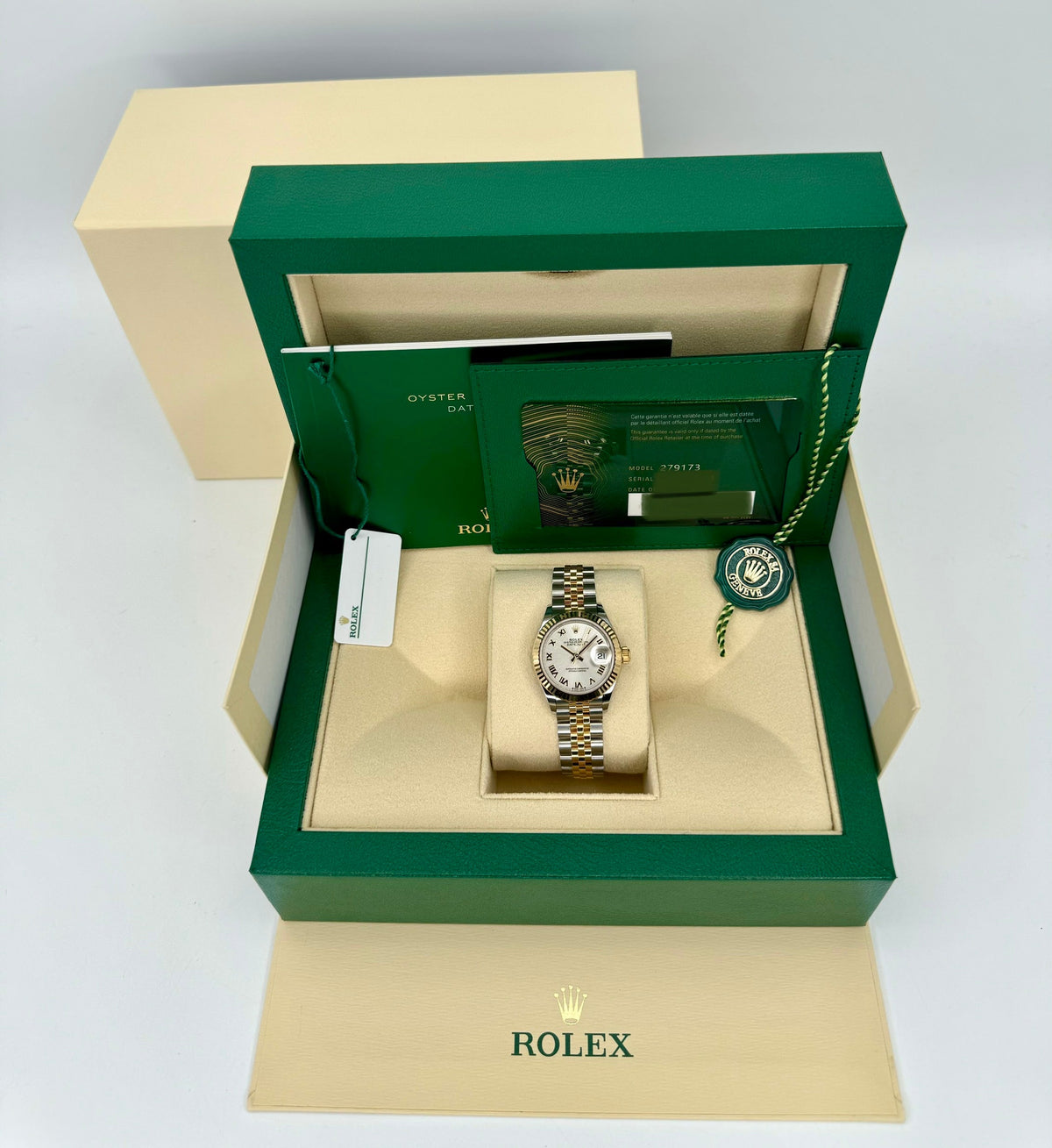 NEW 2025 Rolex Lady Datejust 28mm 279173 Two-Tone Jubilee Silver Dial
