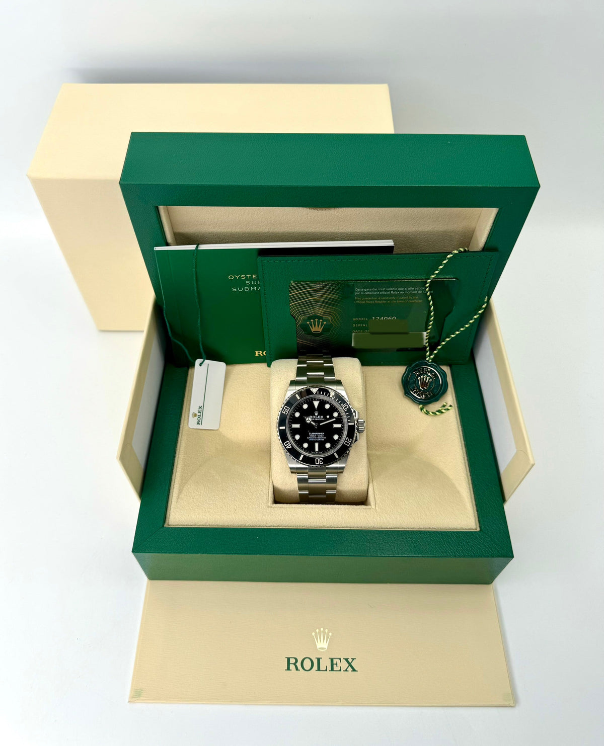 NEW 2023 Rolex  Submariner 41mm 124060 Stainless Steel Black Dial