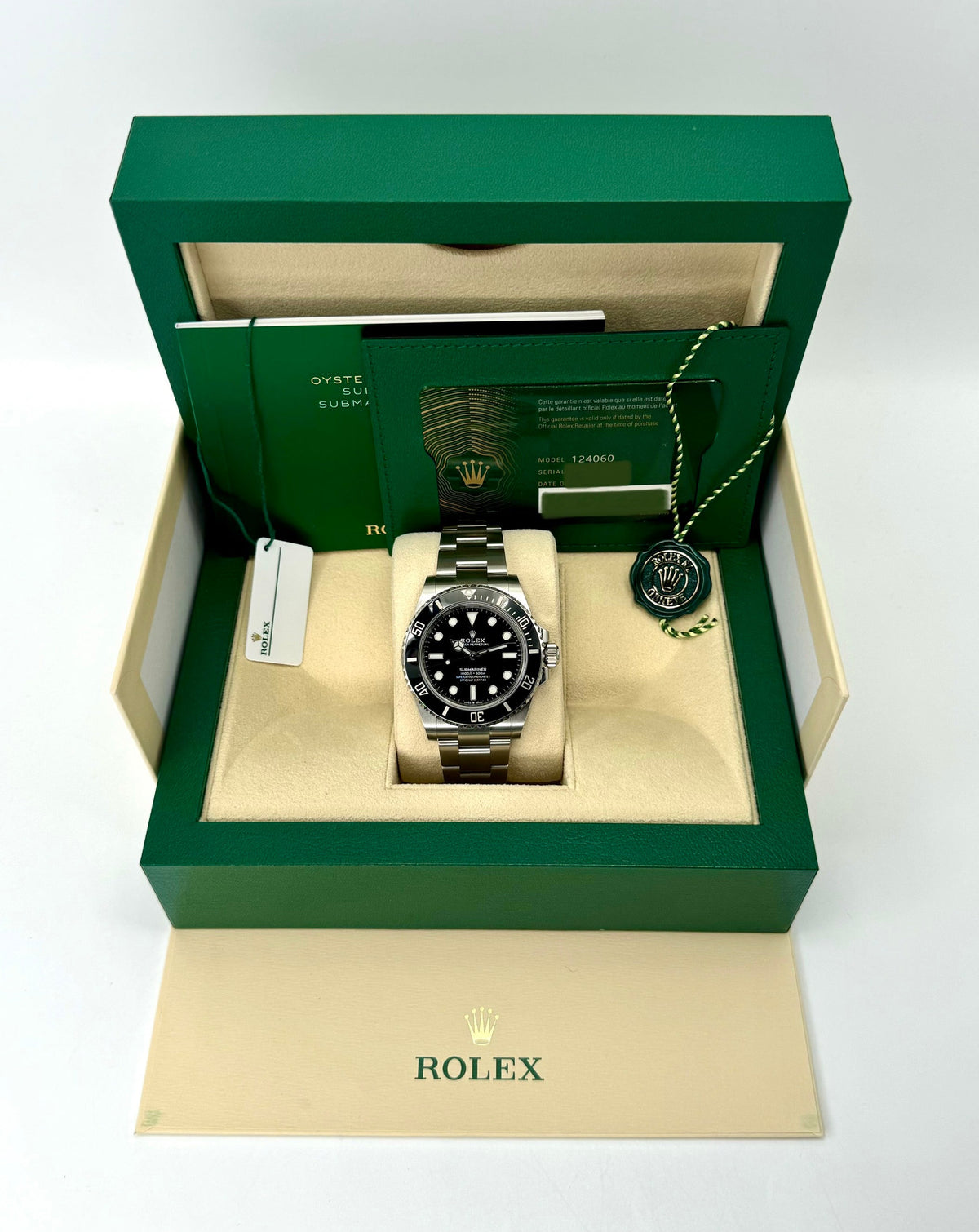 NEW 2023 Rolex  Submariner 41mm 124060 Stainless Steel Black Dial