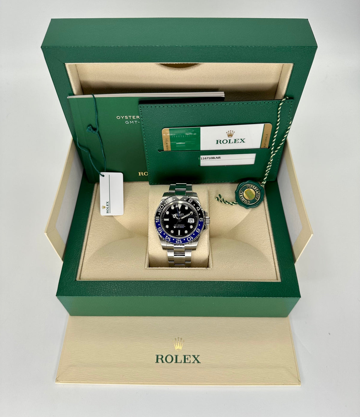 2017 Rolex GMT-Master II "Batman" 40mm 116710BLNR Oyster