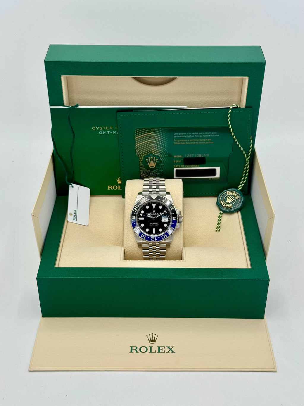 2024 Rolex GMT-Master II "Batgirl" 40mm 126710BLNR Jubilee Black Dial